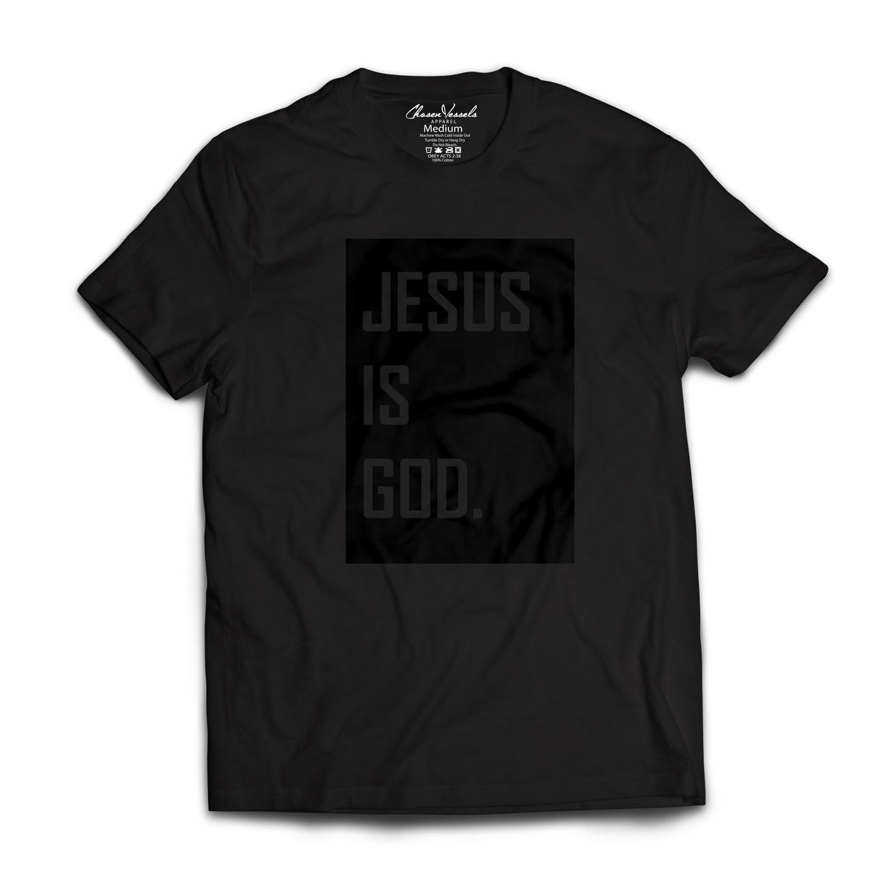 Jesus is God - Black on Black (Limited Edition)