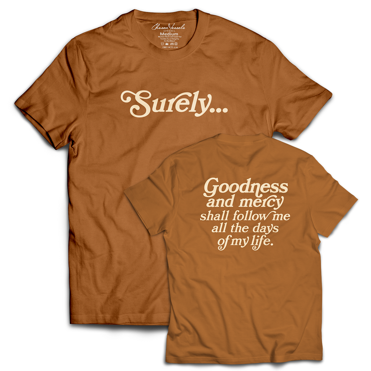 Surely - Rust & Creme