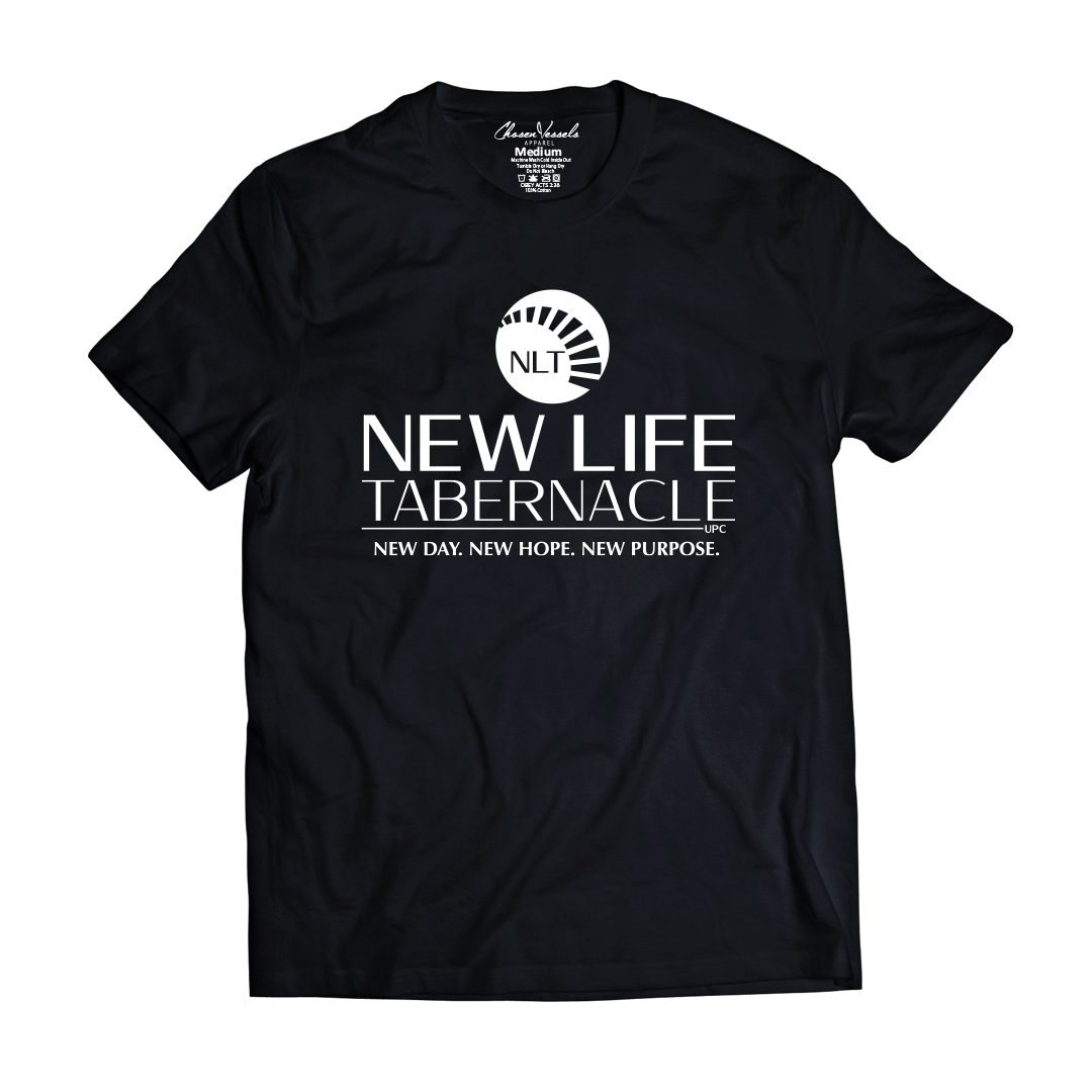 New Life Logo Tee ( Black )