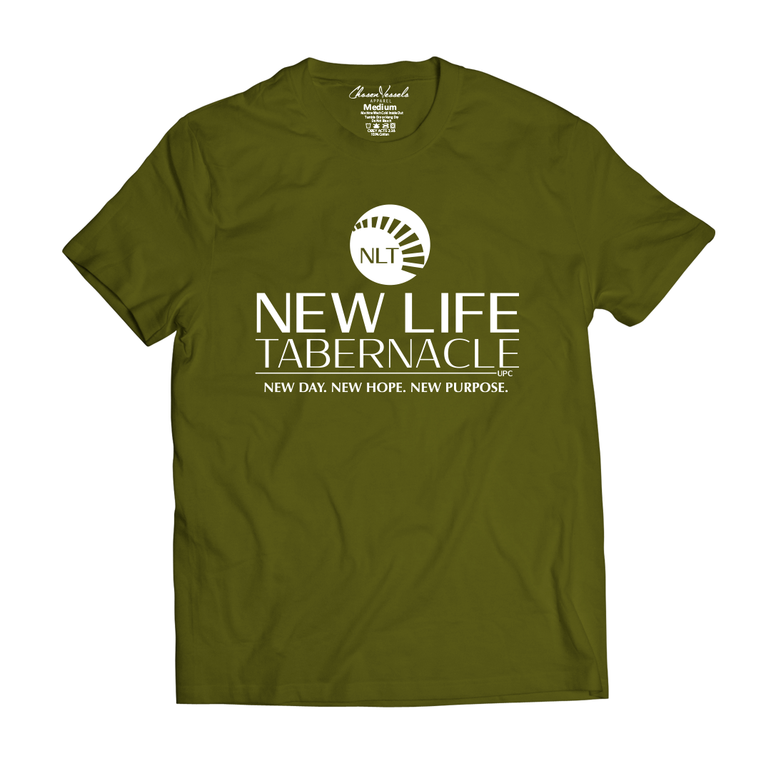 New Life Logo Tee ( Olive )