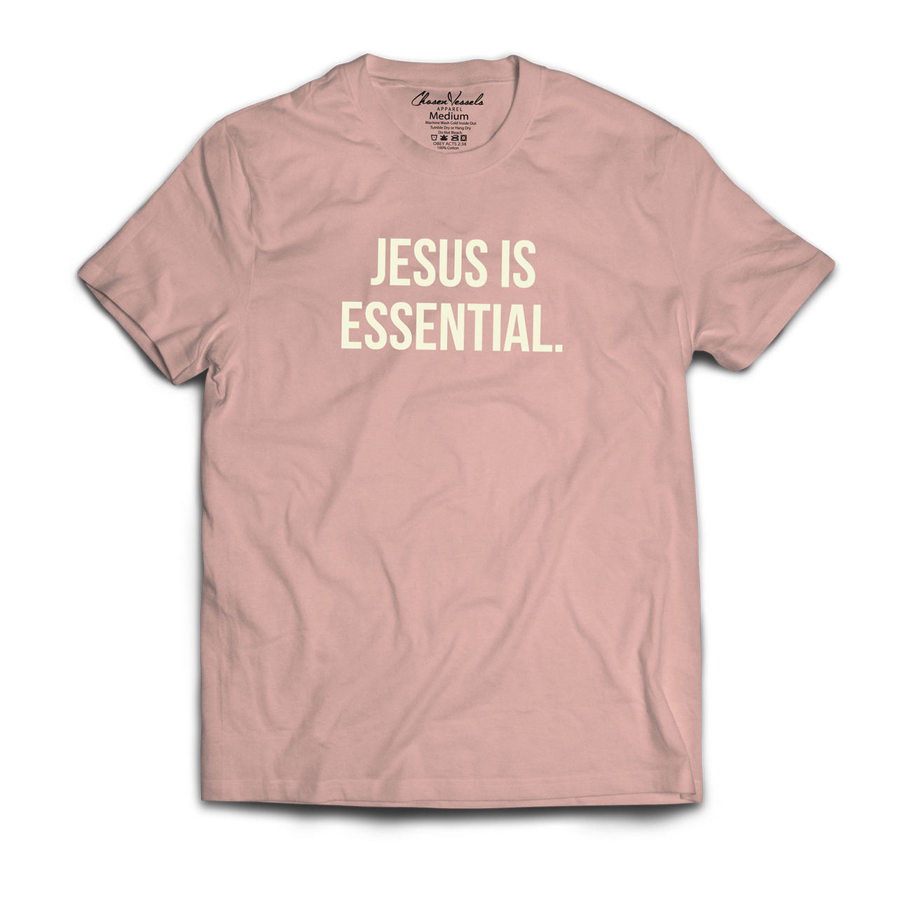 Jesus is Essential - Blush & Creme