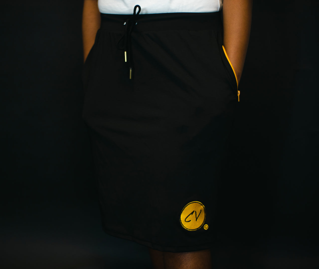 CV Active Women's Skirt (CEO) Black and Gold